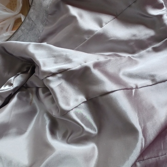 Chico’s silver leather jacket size 1 (8) - Picture 5 of 7